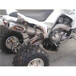 EU/AL/Y82 マフラー Single Big Oval Quad Atv Line アルミ (クワッド・4輪バイク)YFZ 700 R RAPTOR 2005> YAMAHA Quad - Marving Exhaust (マービングエキゾースト)