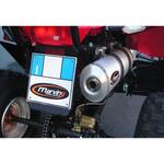 EU/ALO/D60 マフラー Single Small Oval Quad Atv Line アルミ (クワッド・4輪バイク)450 2007 > DINLI Quad - EU/ALO/D6 Marving Exhaust (マービングエキゾースト)