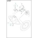 ゼノア バッテリーチェーンソー BBC250PW 部品 カッティング装置 ゼノア