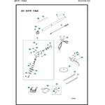 ゼノア エンジン刈払機 BCZ245A-GW-DC 部品 チューブおよびシャフト ゼノア