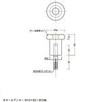 139-52G 丸型戸当り サテンクローム グレーゴム 139-52G 末広金具(SUEHIRO)