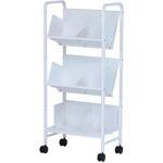 スチールラック 平棚傾斜棚自在 3段 林製作所