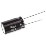 Panasonic コンデンサ 100μF, ,200V dc, EEUEE2D101 Panasonic(パナソニック)