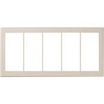 WT8105F コスモワイドプレート5レン ベージュ Panasonic(パナソニック)