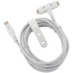 SMT-L20ST1815N USB-C/Lightningケーブル 片側切替 高耐久 2m オーム電機