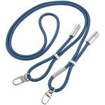 USB-C to USB-C チャージングストラップ 60W 1.5m ネイビー オーム電機 USB-C to USB-C チャージングストラップ 60W 1.5m ネイビー オーム電機