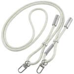 USB-C to USB-C チャージングストラップ 60W 1.5m グレーグリーン オーム電機 USB-C to USB-C チャージングストラップ 60W 1.5m グレーグリーン オーム電機