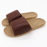 ルームサンダル フェイクレザー オクムラ