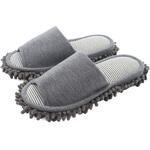 AAAH0001GY 掴み拭きお掃除スリッパ オクムラ