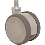 双輪キャスター Φ60 自在 ネジ式 東海キャスター