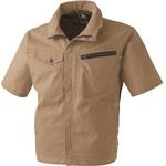 #2907-08-8L 半袖メッシュブルゾン カーキ #2907-08シリーズ CUC(中国産業)