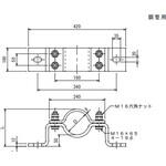 支持管取付金物 底板付 大阪避雷針工業(OHK) 支持管取付金物 底板付 大阪避雷針工業(OHK)