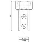 7158 螺旋端子 片側下 大阪避雷針工業(OHK)