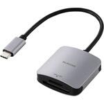 SDカードリーダー Type-C SD/microSD対応 UHS-II 312MB/s 超高速データ転送 ProRes保存対応 アルミ筐体 エレコム SDカードリーダー Type-C SD/microSD対応 UHS-II 312MB/s 超高速データ転送 ProRes保存対応 アルミ筐体 エレコム