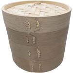 in055 炭化中華せいろ 21cm 5点セット 万方商事