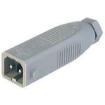 6181 STAS 200 V0 grau 電源コネクタ 産業用コネクタ STシリーズ ケーブルマウント プラグ グレー 1袋 100個入 Lumberg Automation