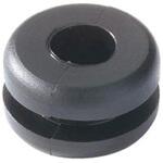 633-02160 HV1216-PVC-FR-BK 配線グロメット ケーブルグロメット 最大ケーブル径:5mm 1袋 100個入 ヘラマンタイトン(旧:タイトン)