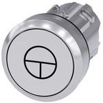 押ボタンヘッド SIRIUS ACT モーメンタリ 白 SIEMENS