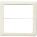 NWC-S4 Jワイドスリム スイッチ・コンセントプレート  スイッチ+1口(2連用) 神保電器