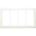 NWP-4 Jワイドスリム スイッチプレート  4連用 神保電器