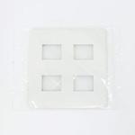 エレガンスカセットプレート 2連用 2+2口 神保電器