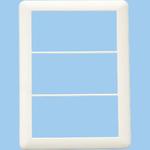 WJP-3 スイッチプレート 3連用 神保電器