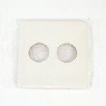 ホームエレガンスプレート 2連用 Φ35.5 神保電器