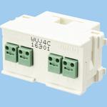 JEC-BN-WUJ4C(PW) 電話用 埋込モジュラージャック コンデンサー内蔵形 6極4心用 神保電器