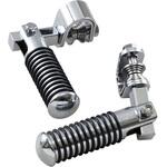 Drag Specialties 1 1/4"U-CLP FT PEG R.RIB | 362035 DRAG SPECIALTIES(ドラッグスペシャリティーズ)