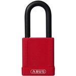 74/40HB38 Rouge Cadenas 74 Gaine Rouge anse 38mm Varie ABUS