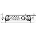 FM13W3PA-K120 / 1727040013 D-subコネクタ 10極 オス パネルマウント 1箱 50個入 FCT - A MOLEX COMPANY