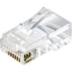 RJ45 LANコネクタ Cat5e 10個 自作用 単線・より線 両対応 金メッキ エレコム