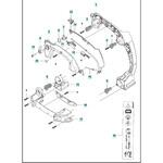 ゼノア エンジンブロワー HBZ260LV 部品 ハンドル ゼノア