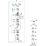 ゼノア エンジンブロワー EBZ7500 部品 Carburator ゼノア