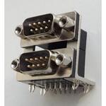 D-SUBコネクタ9P(基板取付用Lタイプ、2階建て) GB-DS9シリーズ GB