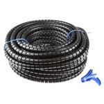 スパイラルケーブルラップ Polypropylene 黒 1巻 25m入 ヘラマンタイトン(旧:タイトン)