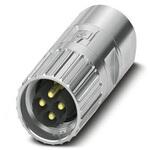 産業用丸形コネクタ 4極 17 mm ケーブルマウント フエニックス・コンタクト