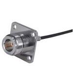 25_N-50-2-9/133_NE 同軸コネクタ ジャック フランジマウント HUBER & SUHNER