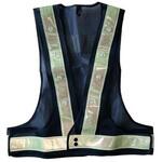 EA983R-281 LED安全ベスト(蓄光) エスコ