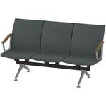 LSL-273D1-45T3 ウェイティングSL 3連 外肘肘付<配送時組立サービス付> イトーキ