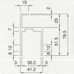 アルミブロック用コーナーポスト 水切付/CPB型 日軽金アクト