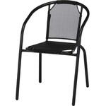 49895 スタッキングチェアBK FBC-01(33903) 不二貿易