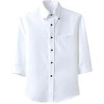 arbe ボタンダウンシャツ(七分袖)〔兼用〕 EP-7619 アルベ(チトセ)