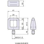 ステンレスD型アイボルト ジョー・プリンス竹下