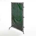 EA334BH-20G 1000x2150mm 溶接作業フェンスセット(グリーン エスコ