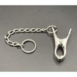 マンテルチェーン SUS304 片側リング・クリップ付 ラクテム