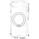 iPhone 17e / 16e ケース ハイブリッド MAGKEEP 磁力装着ワイヤレス充電対応 Grippy 極限保護 回転式スタンド エレコム