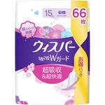 ウィスパー1枚2役Wガード おりもの&水分ケア パンティライナー P&G