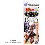 海戦イサキ・アジ ケイムラ&ブライトンMIX 3本鈎2セット HAYABUSA