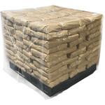 PE製 角底透明パレットカバー ホワイトバリーン